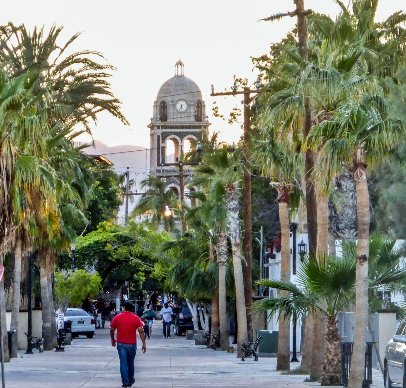 The quaint town of Loreto was the first Spanish colonial settlement in Baja, established 1697. © Roger Harris