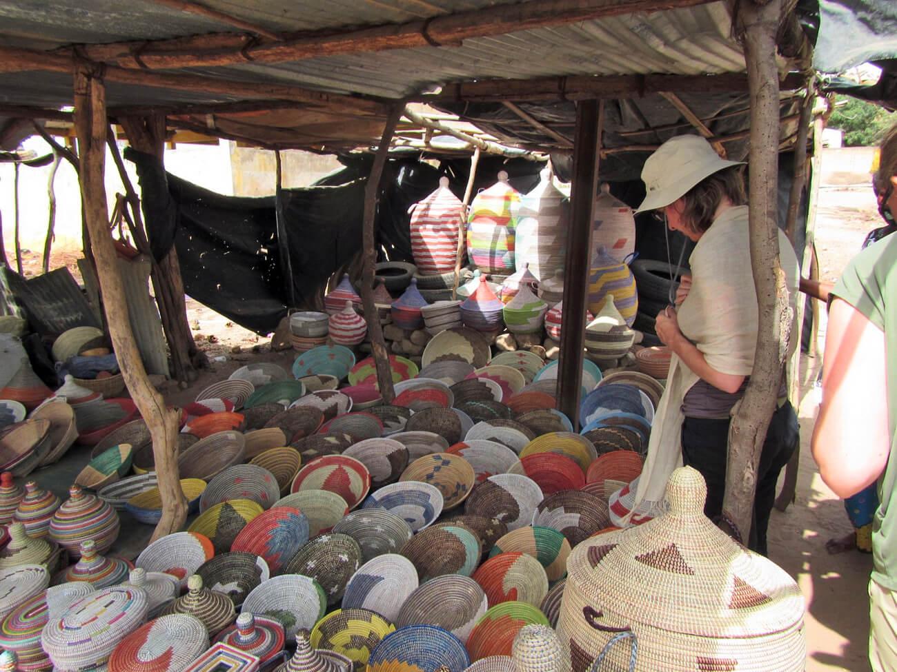 Basket shopping near Thies, Senegal. © Lucy Keith-Diagne