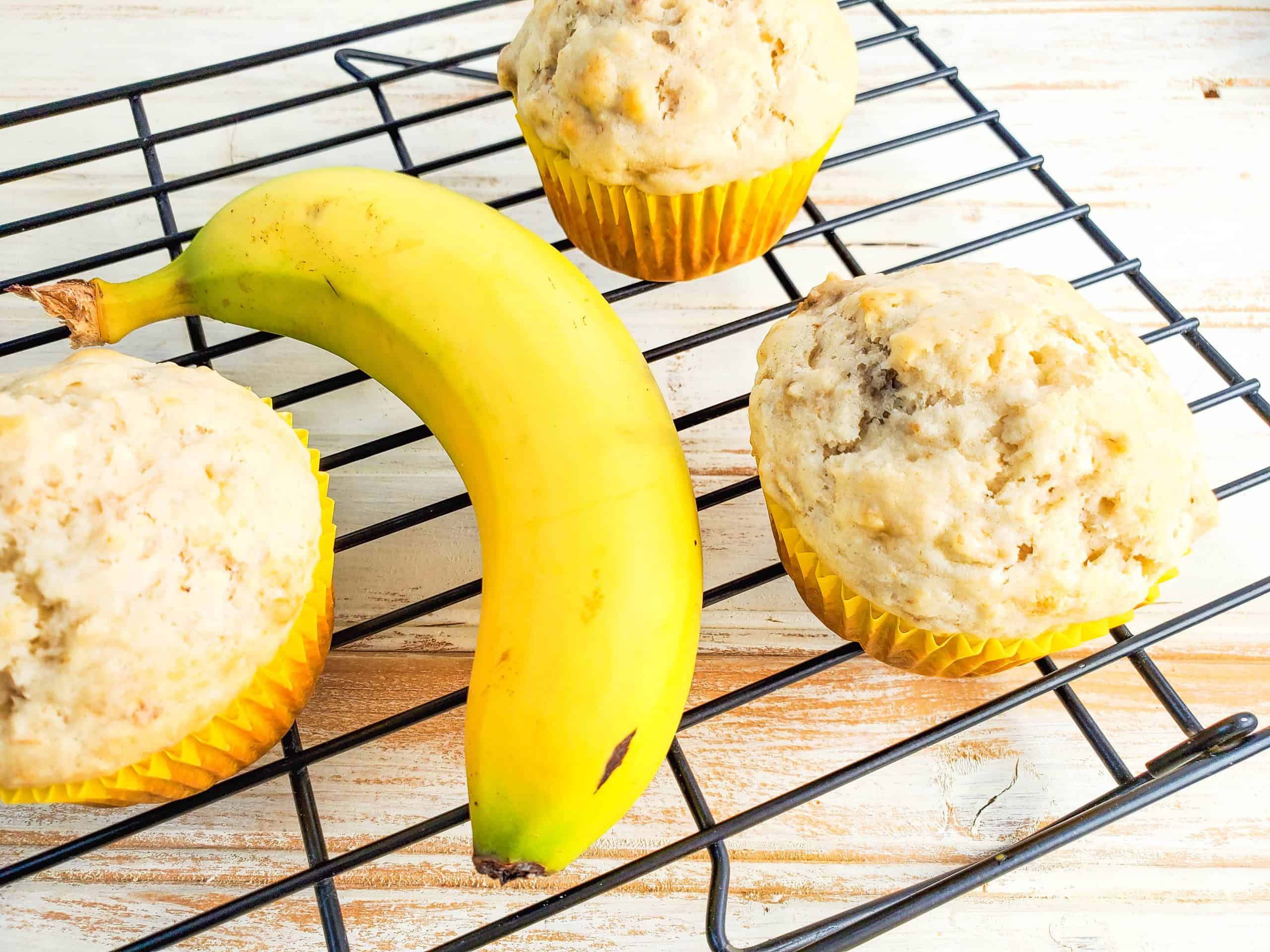 Easy banana muffins