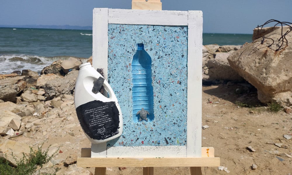 marine debris artwork