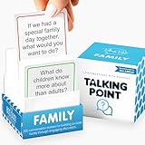 200 Family Conversation Cards - Put Down The Phones & Connect with Family - Get to Know Each Other Better with Meaningful Talk - Let Kids Express Themselves, Great for Dinner Table & Road Trips