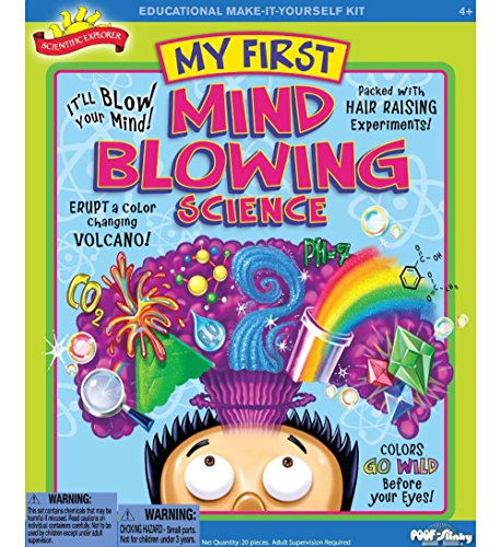 Scientific Explorer My First Mind Blowing Science Experiment Kit, 11 Mind Blowing Science Activities and Experiments (Ages 6+)