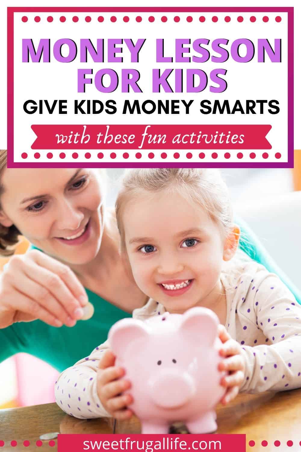 activities to teach kids about money