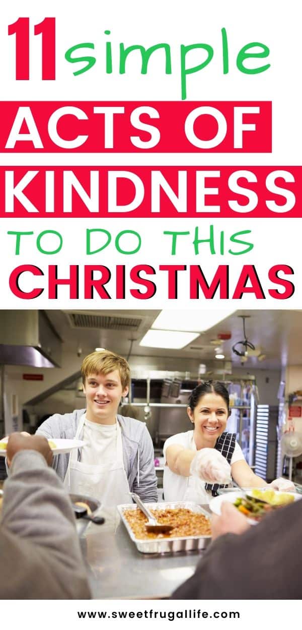 Christmas Acts of Kindness Frugal Giving