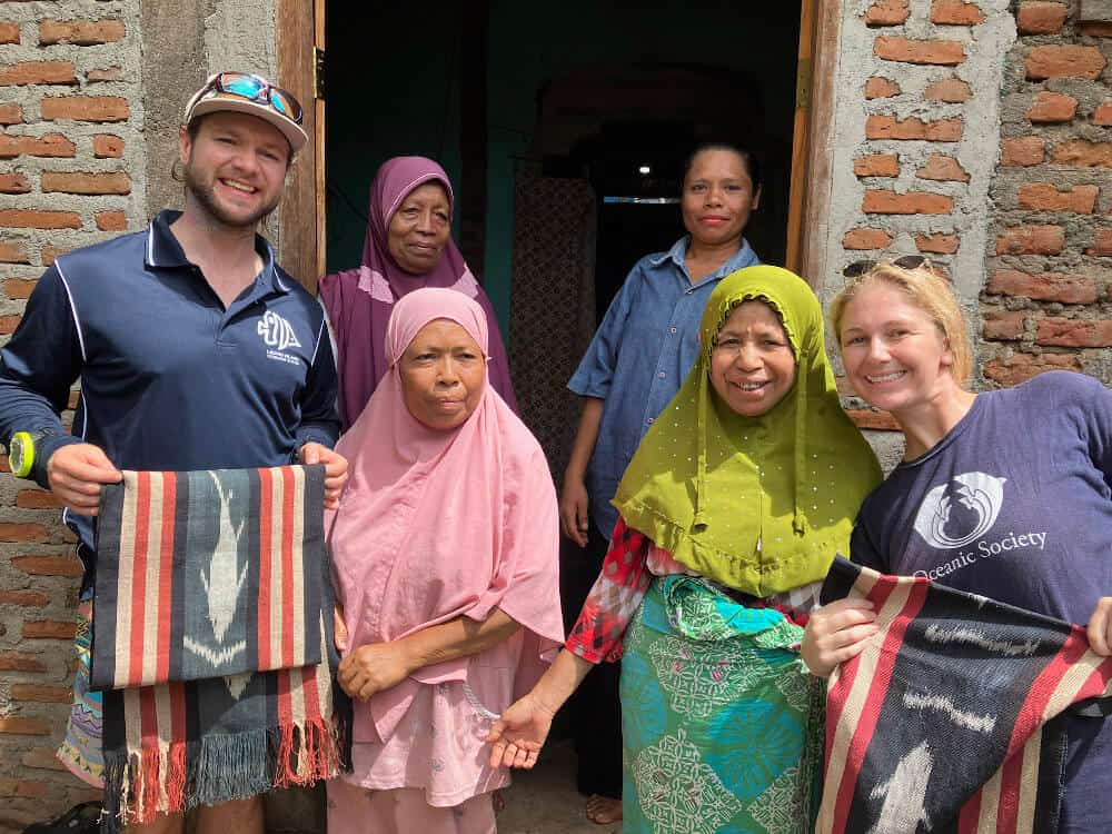 travelers and community members in Alor