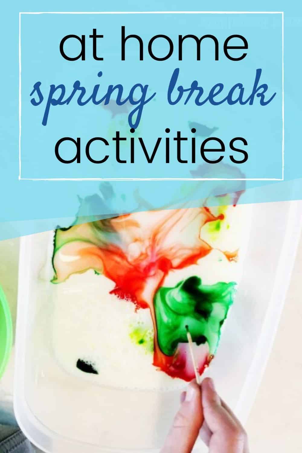 spring break staycation with kids