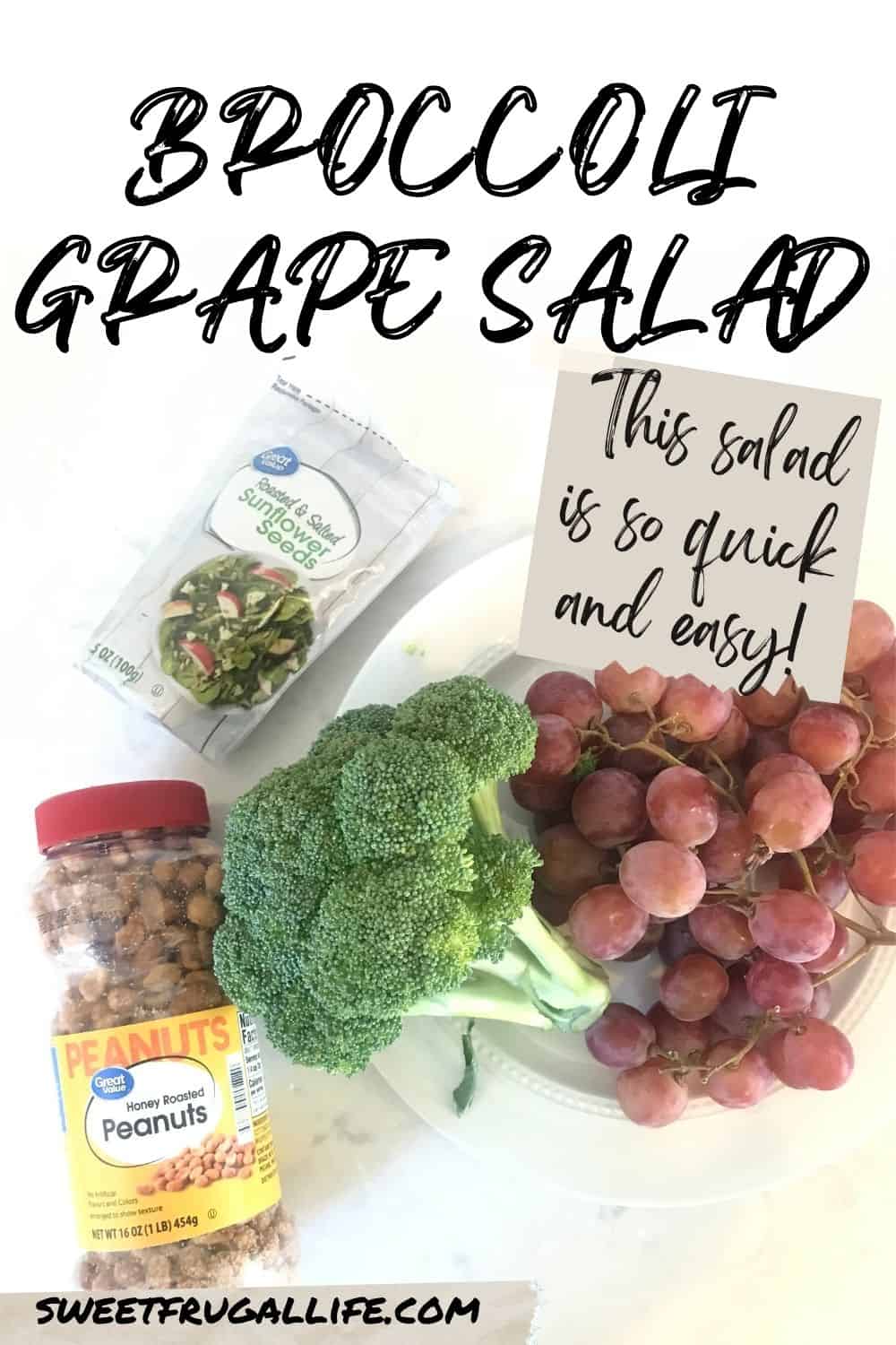 broccoli grape salad recipe - easy salad recipes for parties