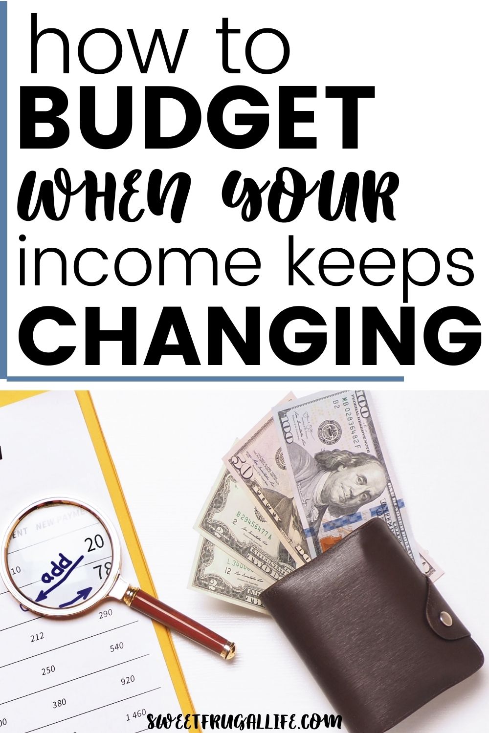 budgeting tips for irregular budgets - how to make a budget with variable income