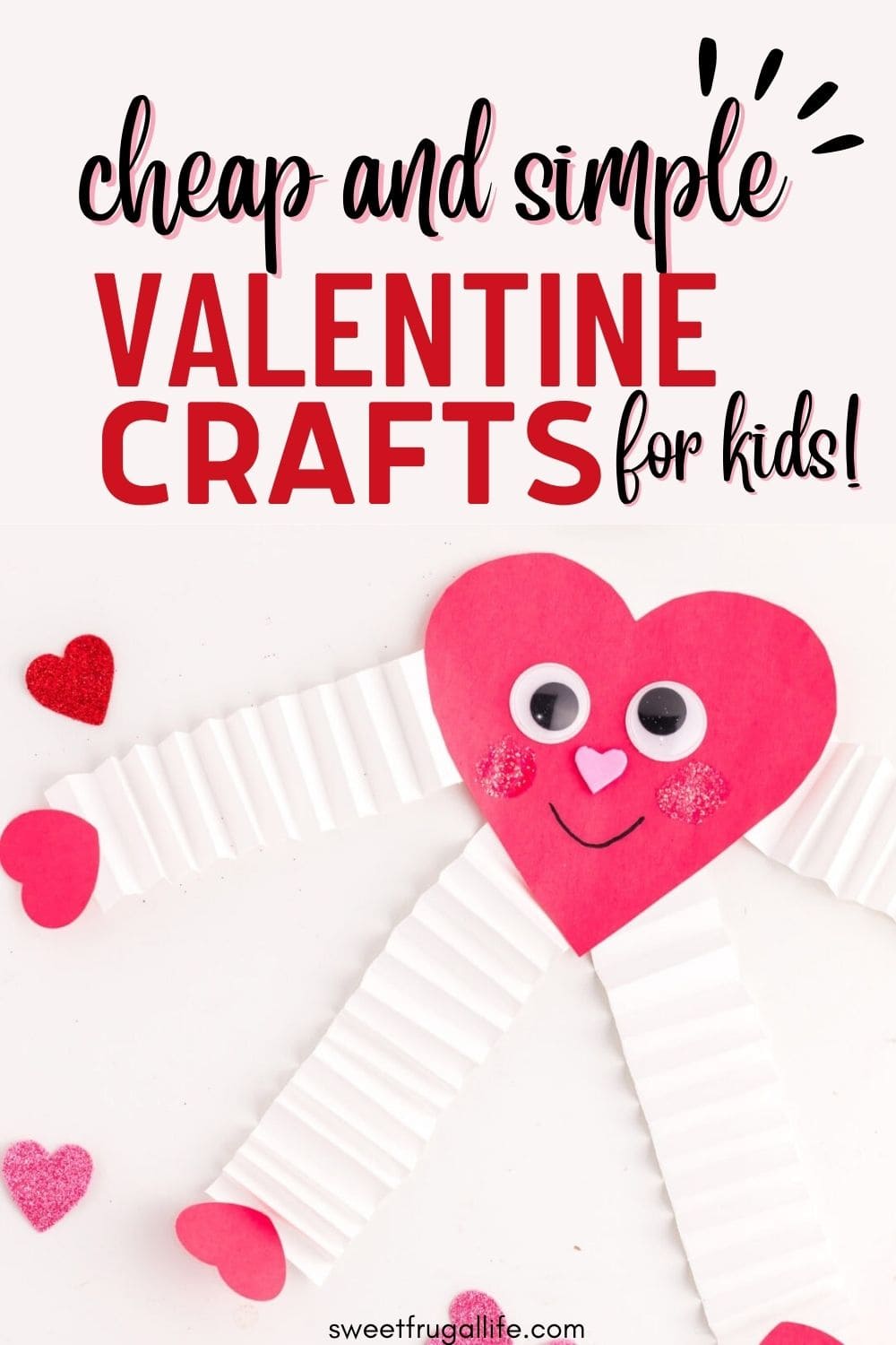 cheap and simple valentine day craft ideas for kids - easy heart crafts