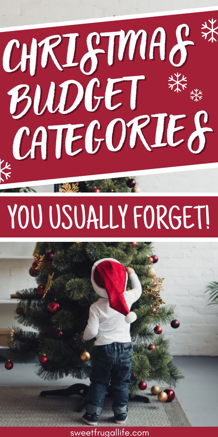 christmas budget categories - christmas expenses to budget for