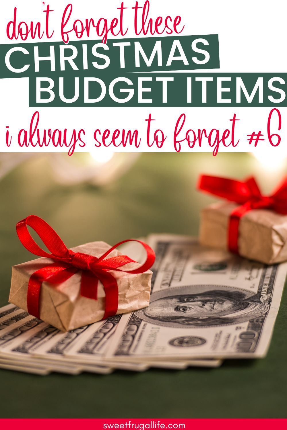 christmas budget categories - what to budget for christmas