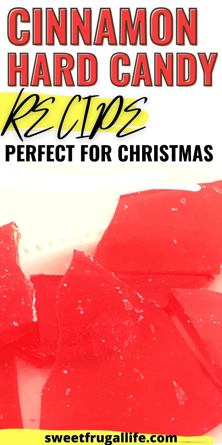 cinnamon hard candy recipe - easy Christmas candy recipe