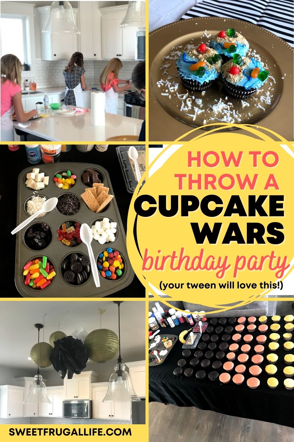 cupcake wars birthday party ideas - tween birthday party ideas