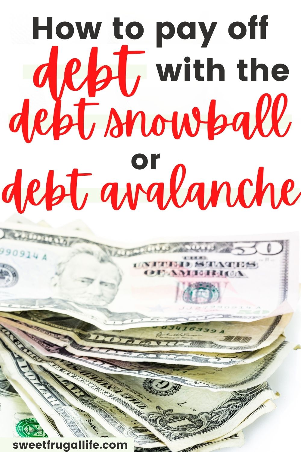 pay off debt with debt snowball or debt avalanche