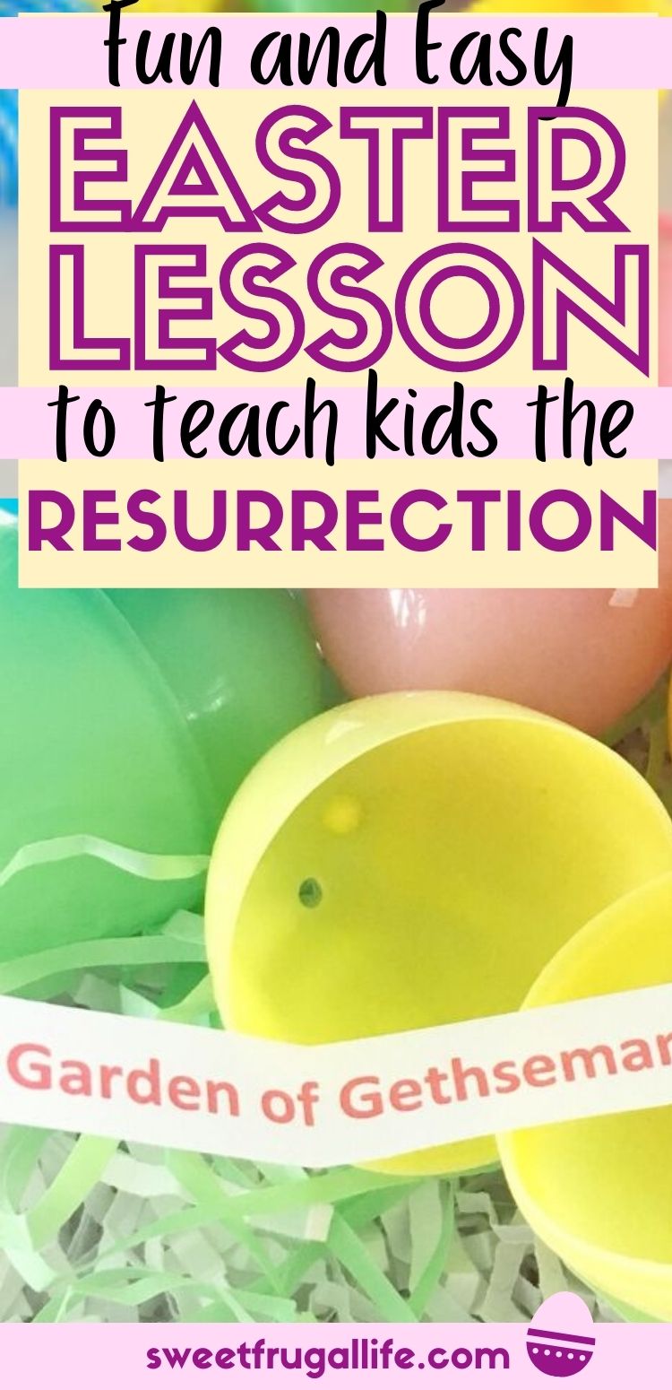 easter lesson for kids - teaching kids about the resurrection