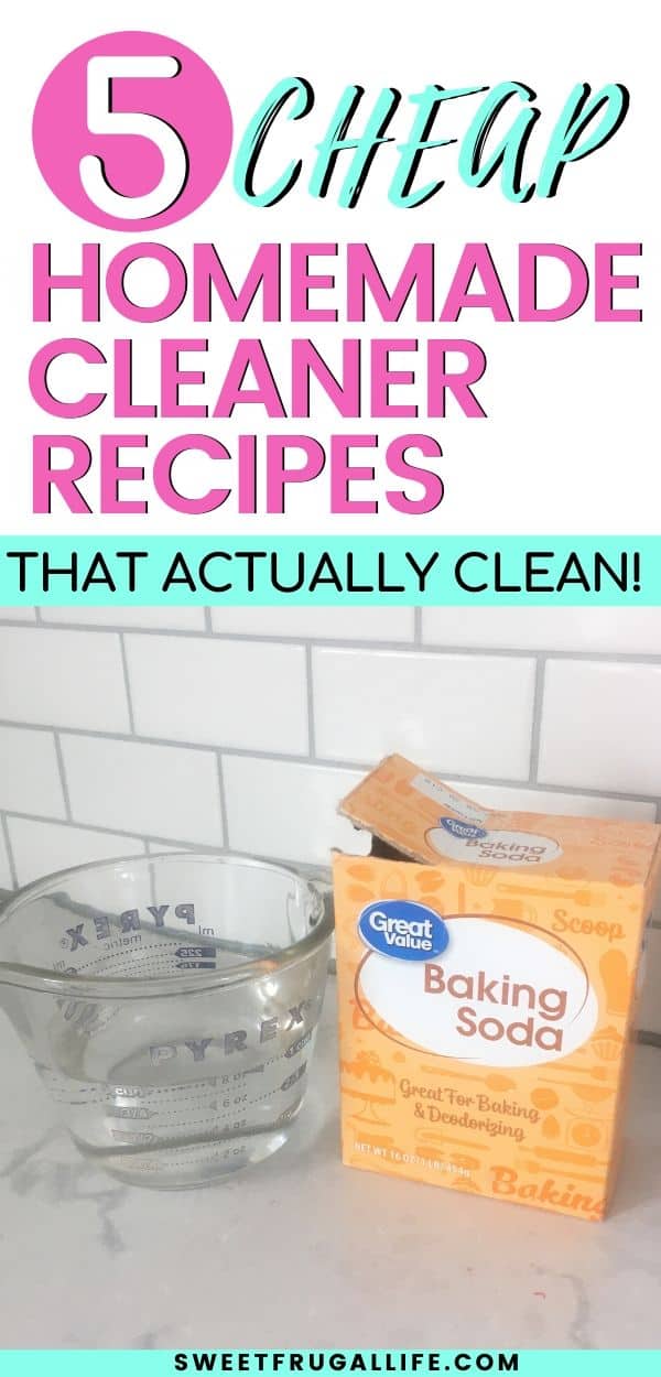 easy homemade cleaner recipe