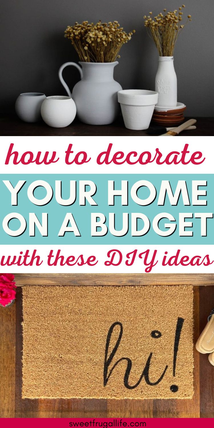 frugal DIY decor ideas - easy DIY decorations to make