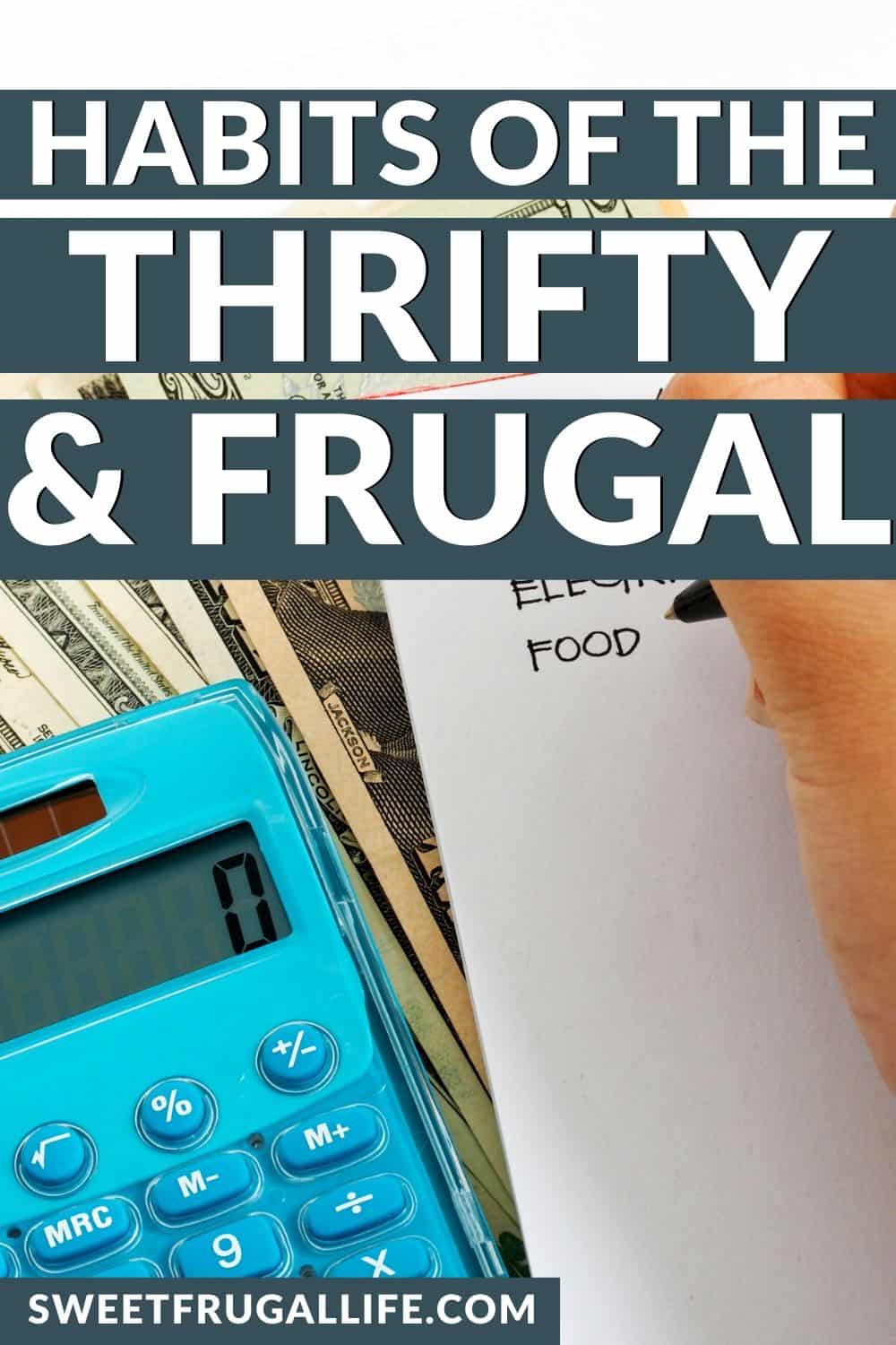 frugal habits - how to be thrifty