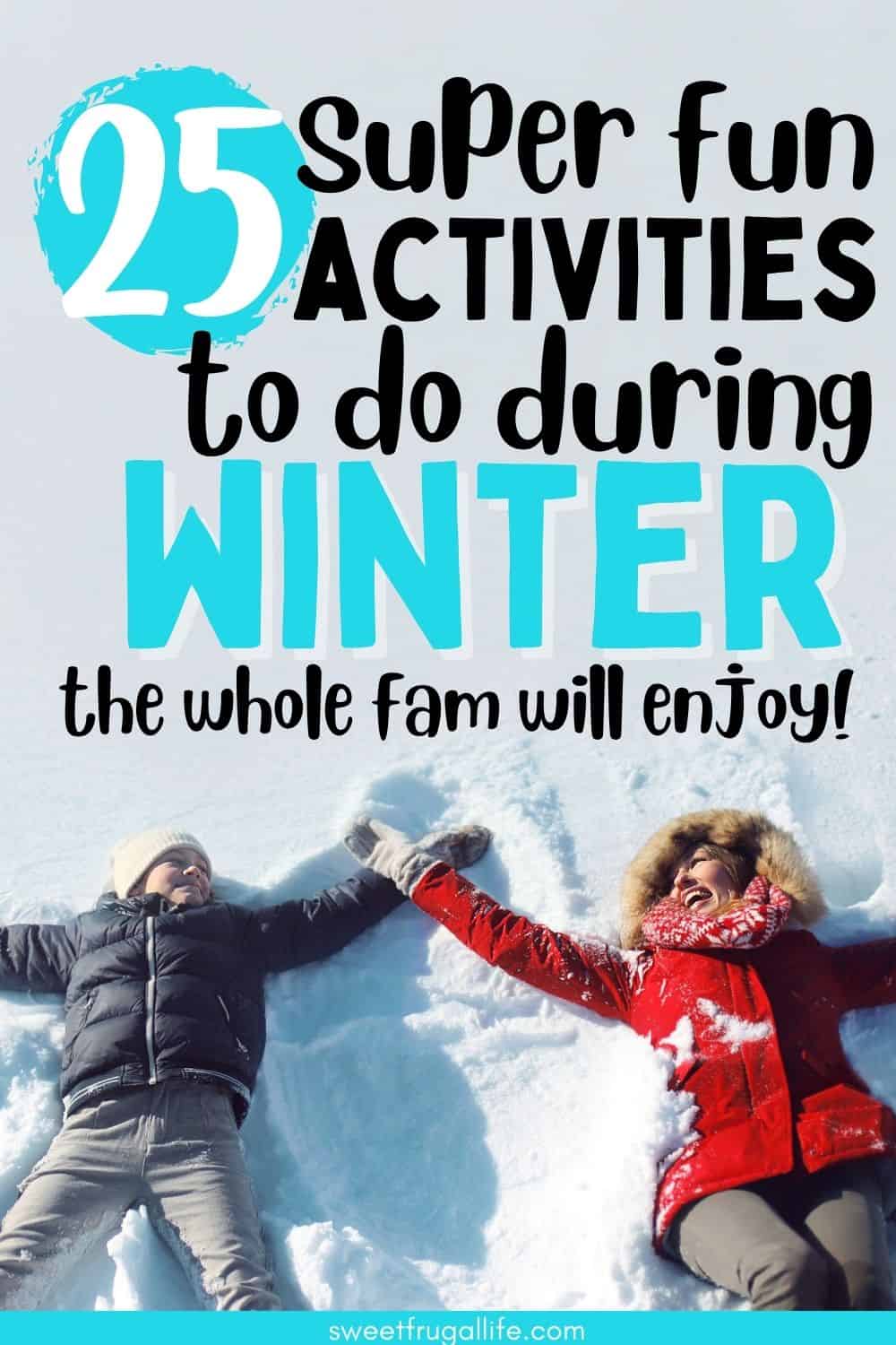 fun winter activities for free - winter family activities