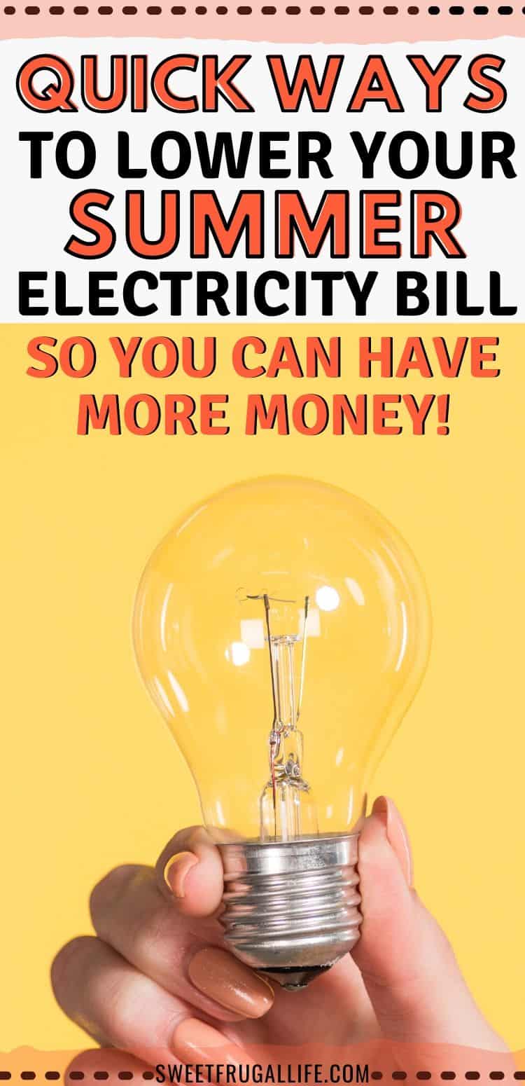 lower summer electricity bill