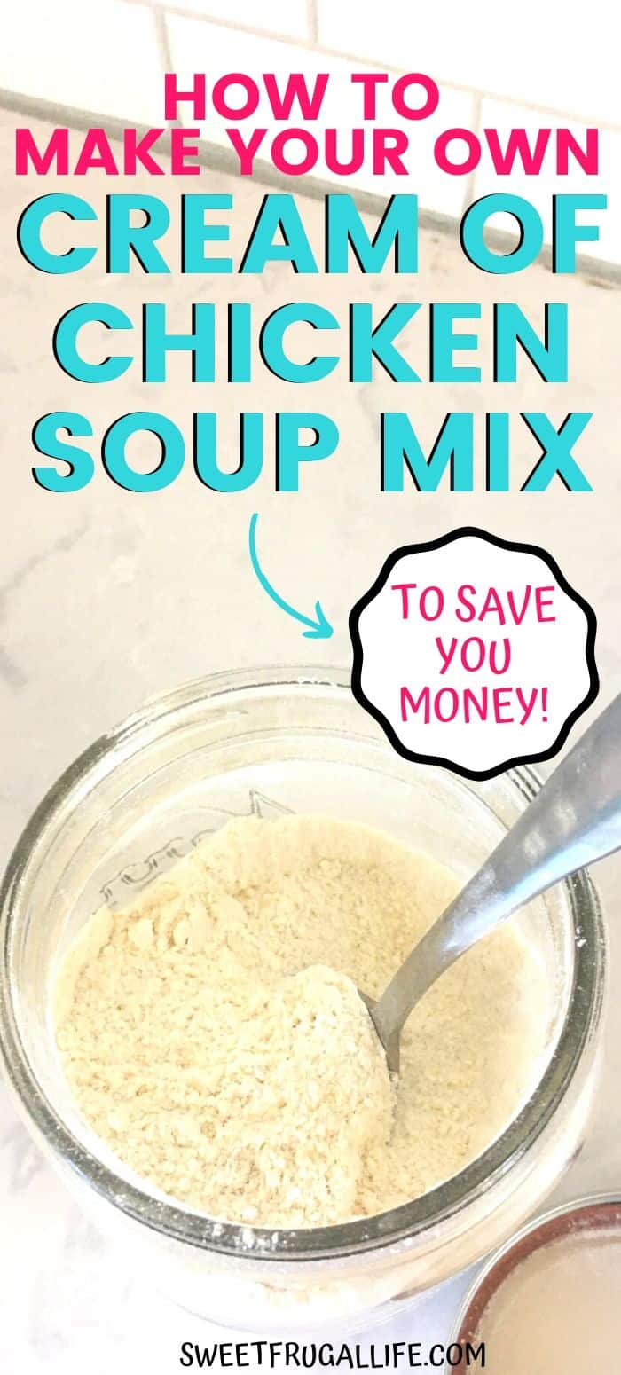 homemade cream of chicken soup mix