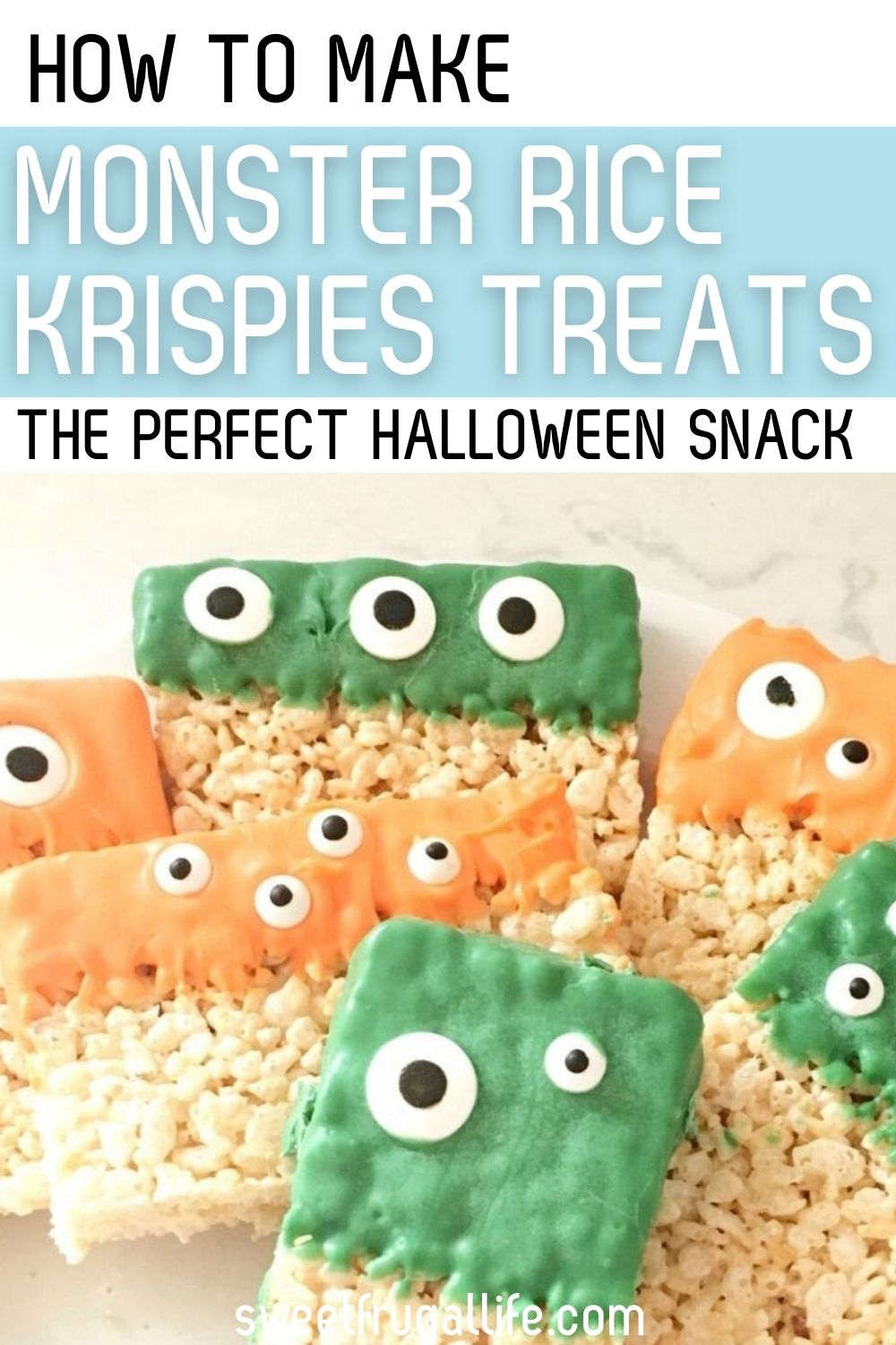 monster rice krispies - halloween party food