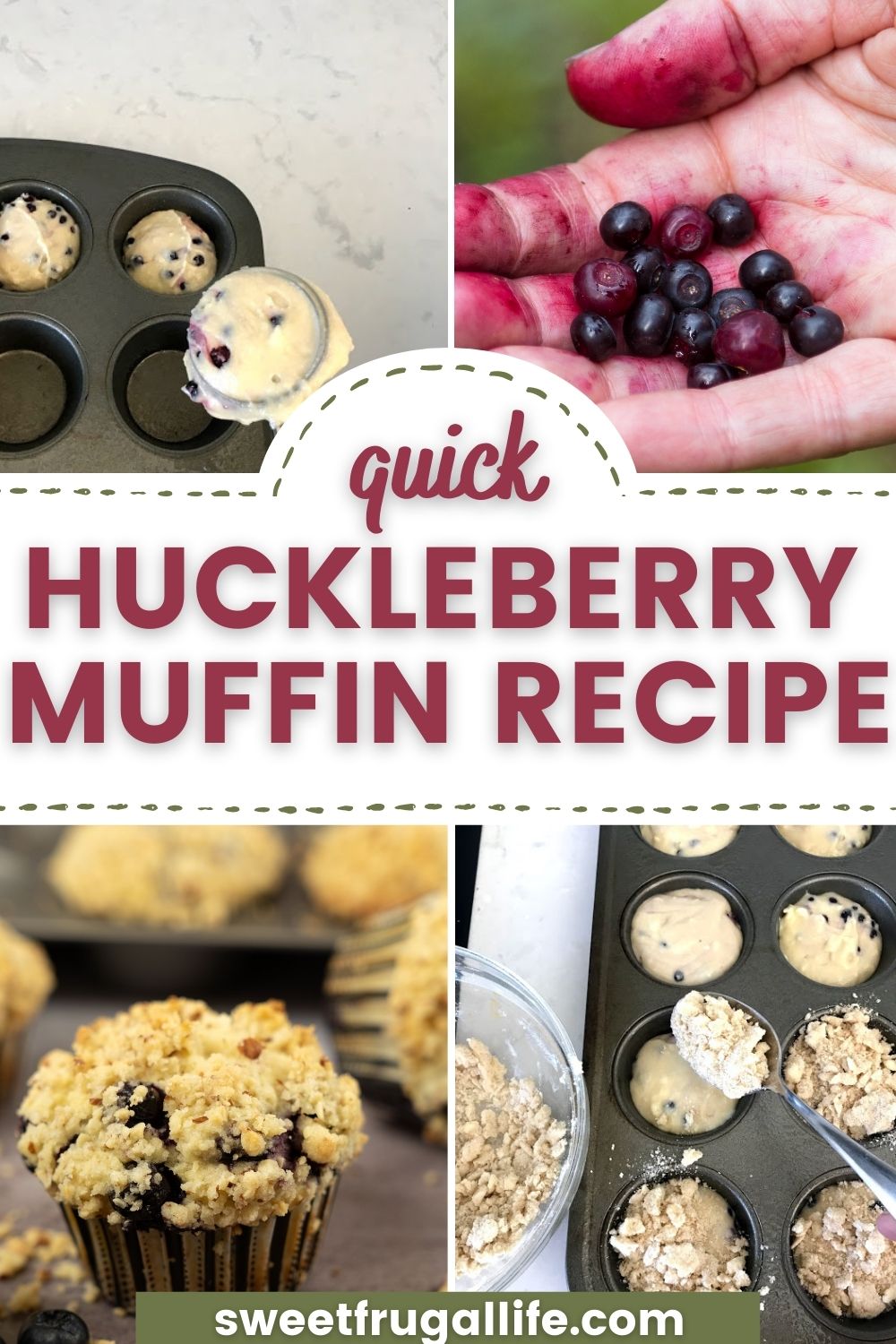 quick huckleberry muffin recipe - the best recipe for huckleberries