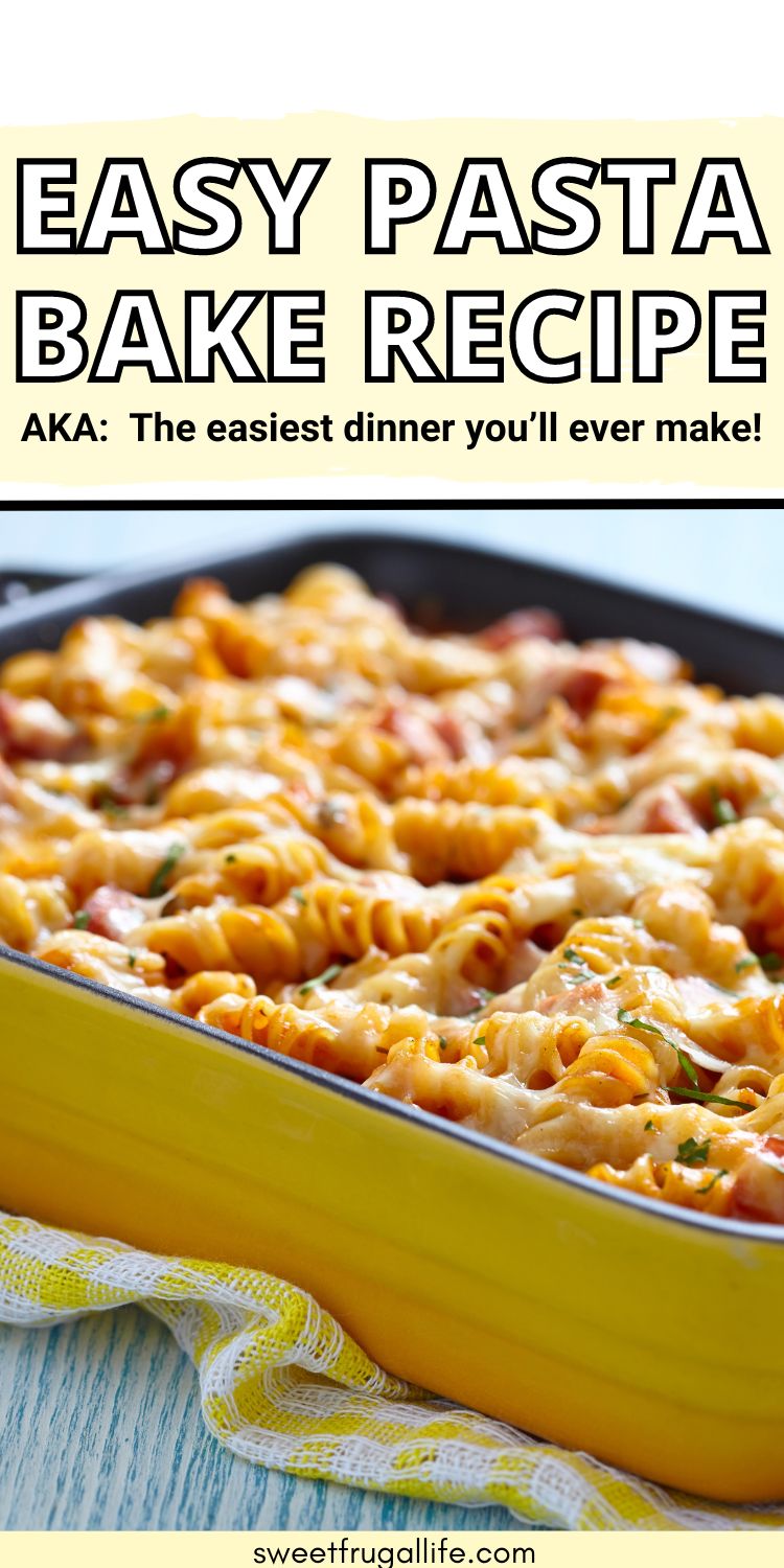 quick pasta bake dinner - cheap dinner idea