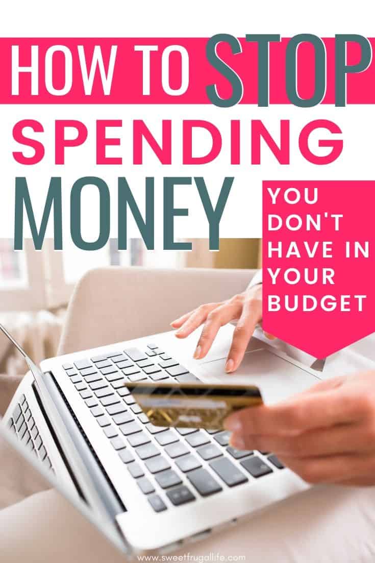 how to stop overspending in your budget