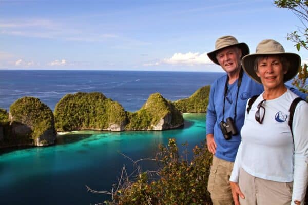 travelers in Raja Ampat