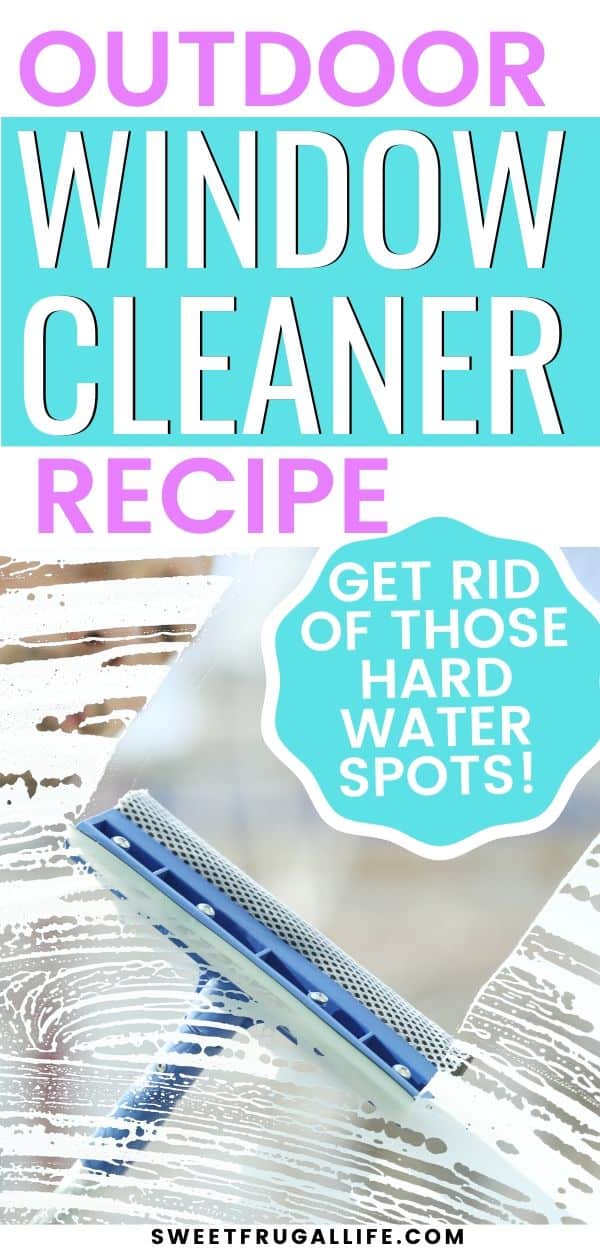 window cleaner recipe